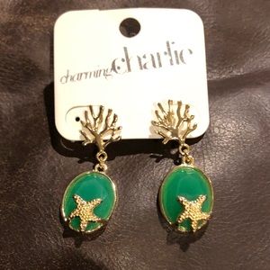 NWT Charming Charlie’s Beach Themed Earrings